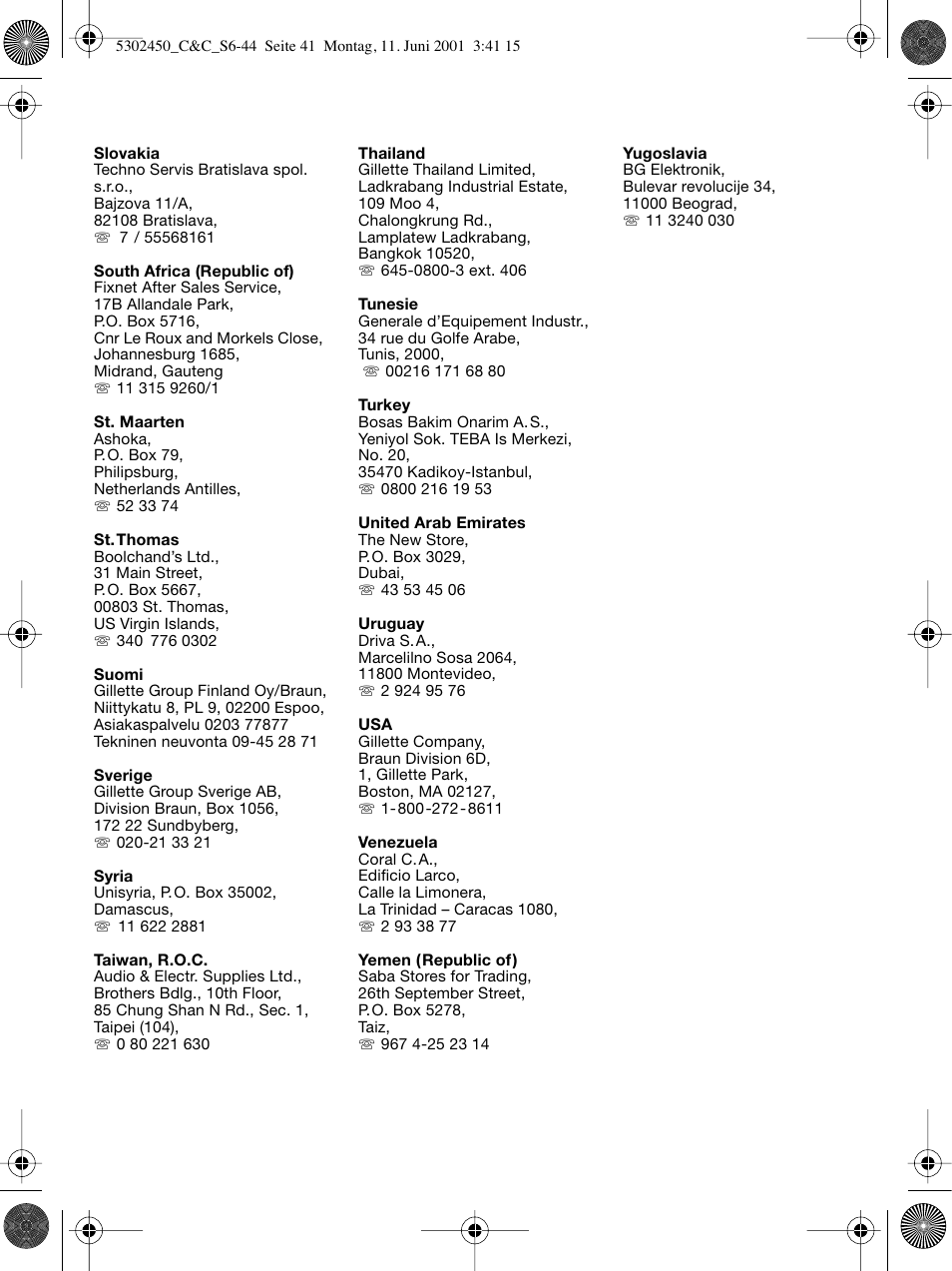 Braun Clean & Charge (Flex Integral) User Manual | Page 40 / 40