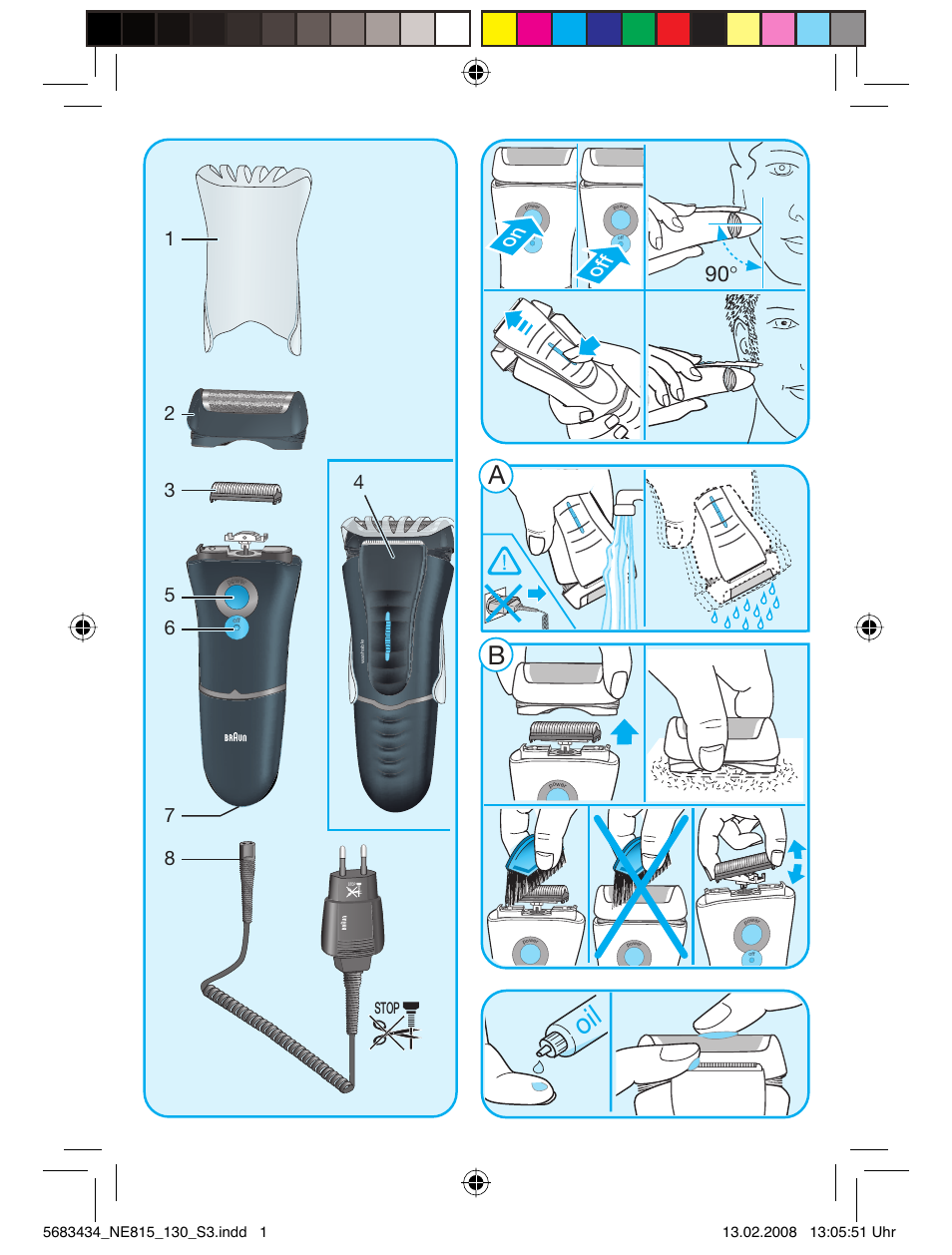 Braun 130 Series 1 User Manual | Page 3 / 32