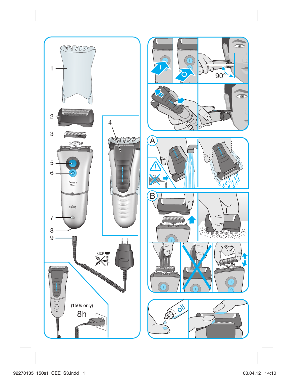 Braun 130s-1-5683 Series 1 User Manual | Page 3 / 52