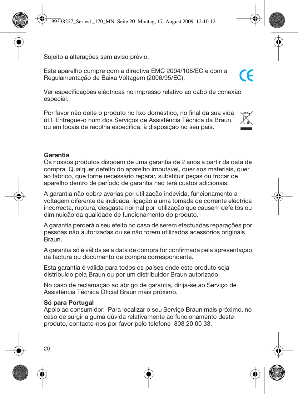 Braun 170 Series 1 User Manual | Page 19 / 43