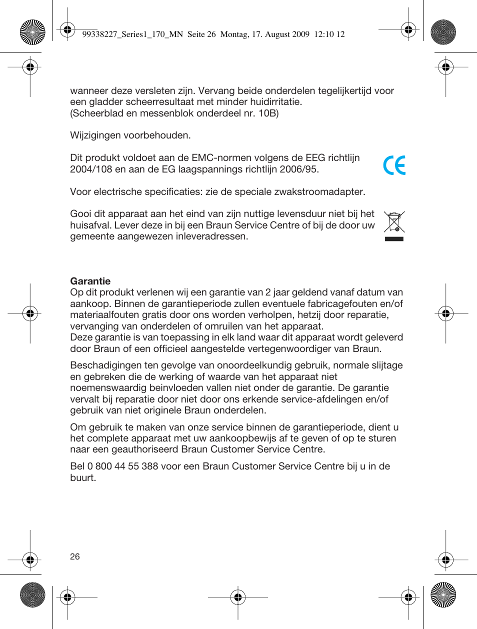Braun 170 Series 1 User Manual | Page 25 / 43