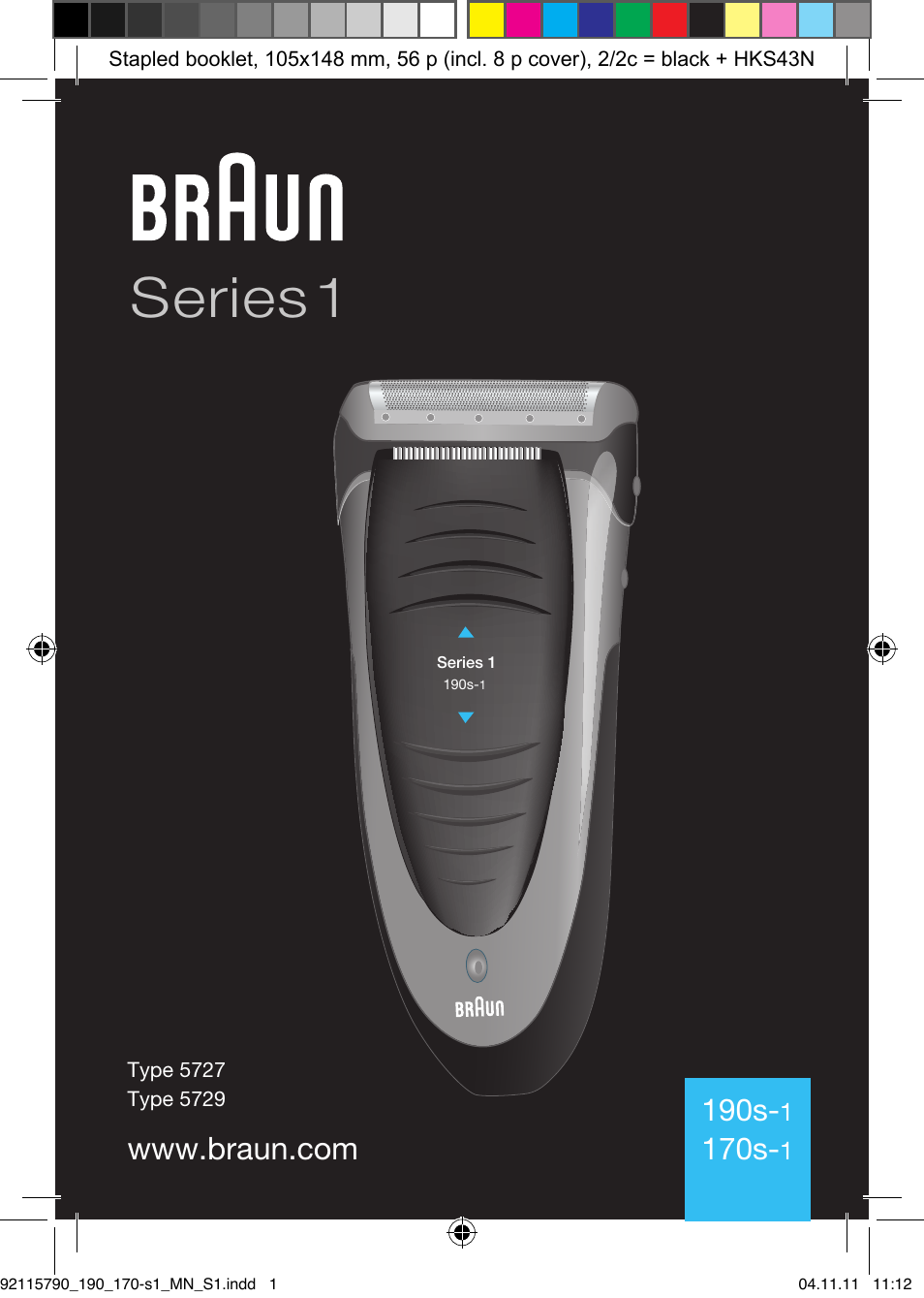 Braun 170s-1 Series 1 User Manual | 55 pages