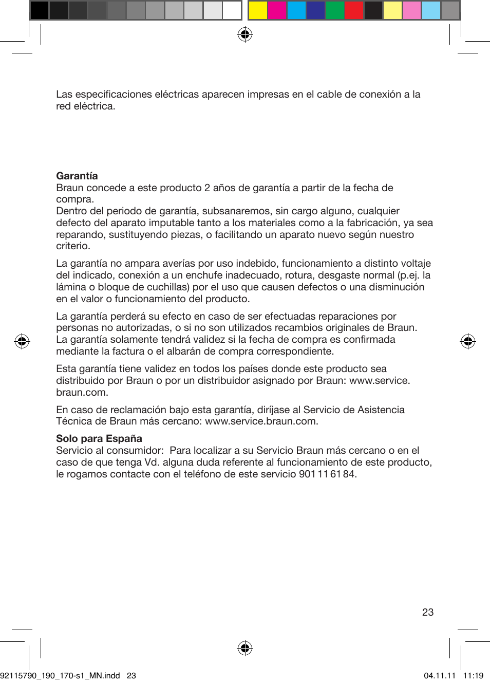 Braun 170s-1 Series 1 User Manual | Page 22 / 55
