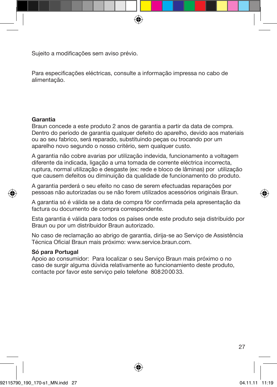 Braun 170s-1 Series 1 User Manual | Page 26 / 55