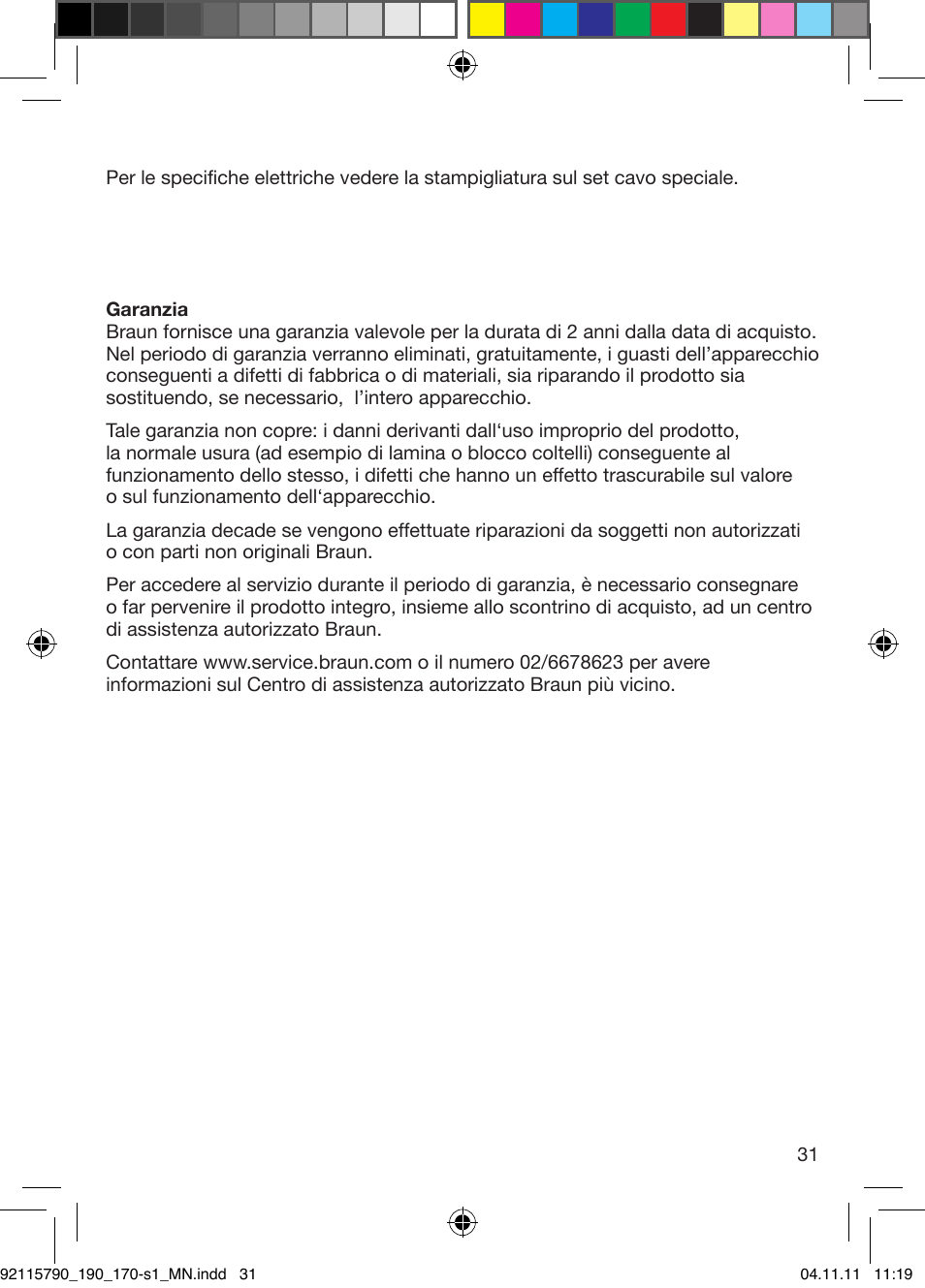 Braun 170s-1 Series 1 User Manual | Page 30 / 55