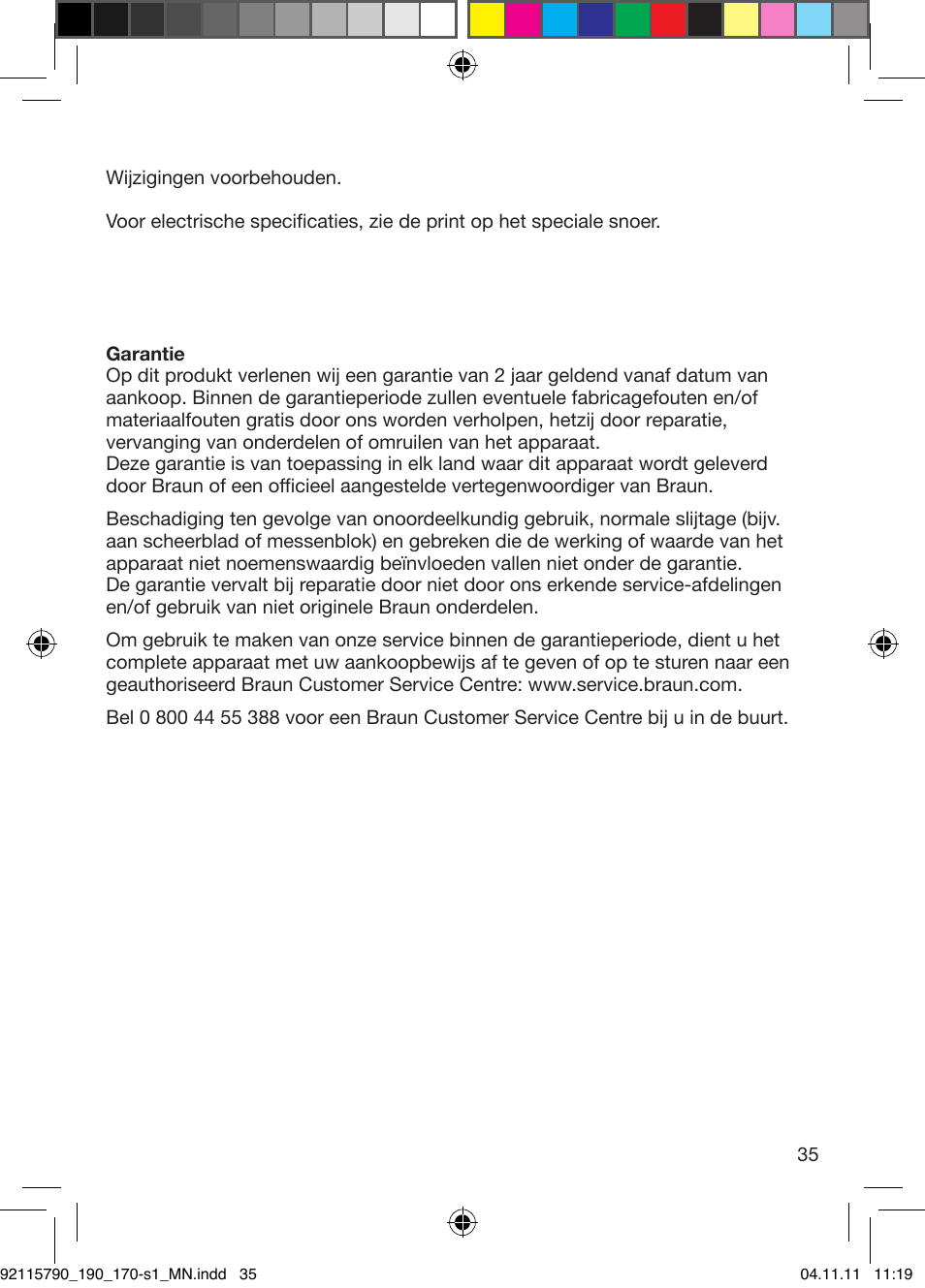 Braun 170s-1 Series 1 User Manual | Page 34 / 55