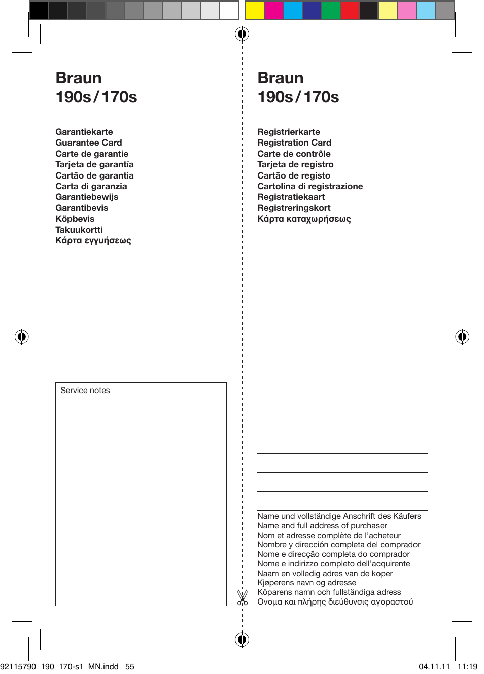 Braun 170s-1 Series 1 User Manual | Page 54 / 55
