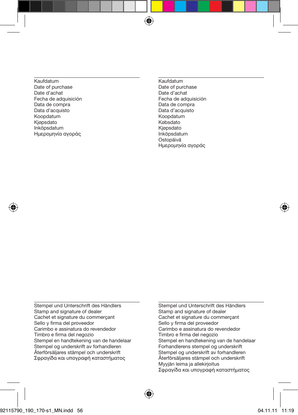 Braun 170s-1 Series 1 User Manual | Page 55 / 55