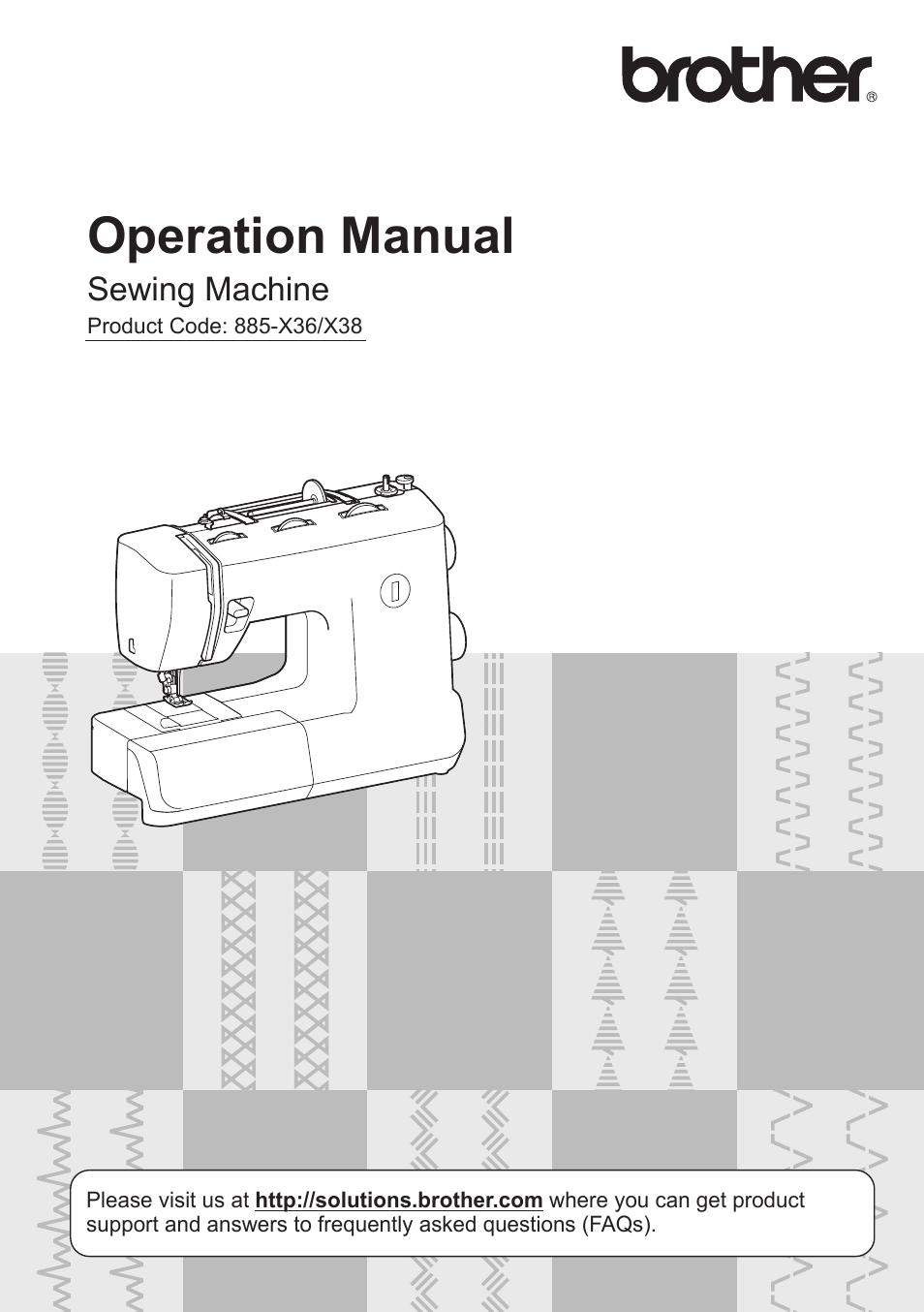 Brother XT37 User Manual | 52 pages