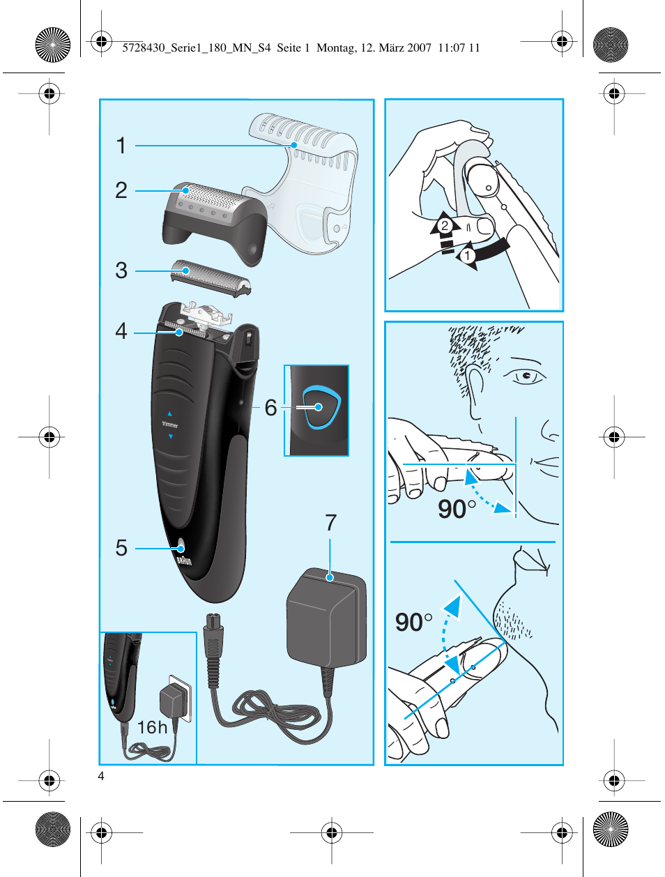 Braun 180 Series 1 User Manual | Page 3 / 51