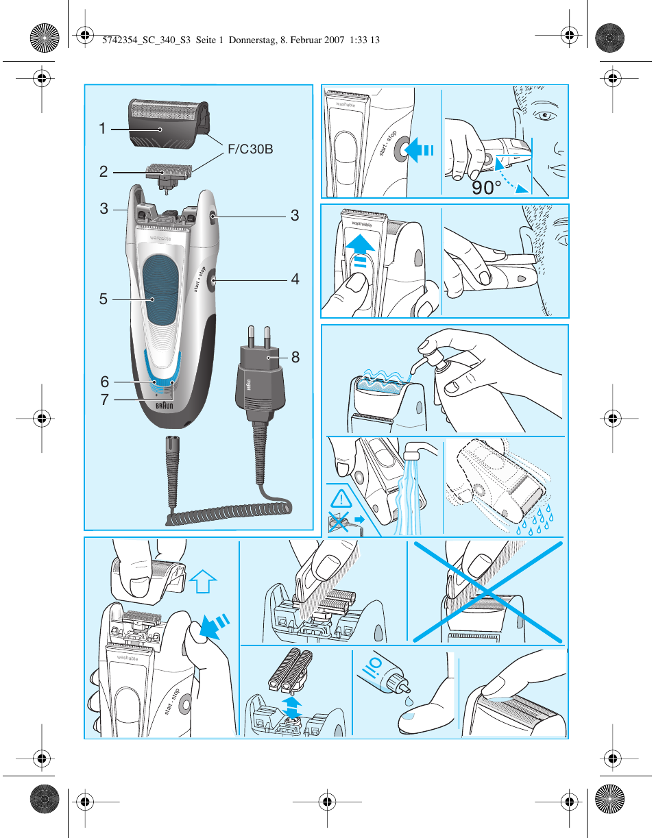 F/c30b | Braun 340 Series 3 User Manual | Page 3 / 33