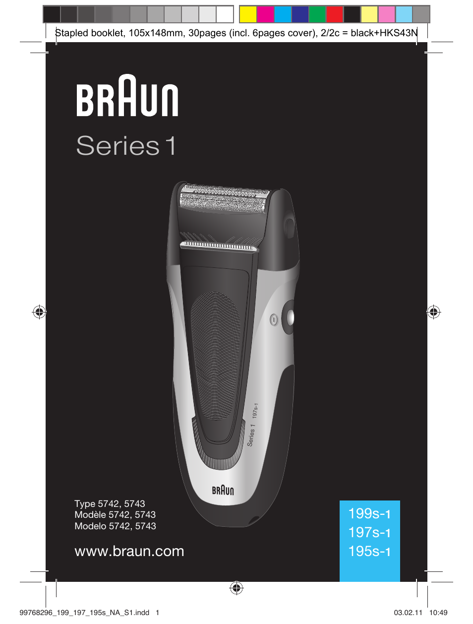 Braun 199s-1 Series 1 User Manual | 30 pages