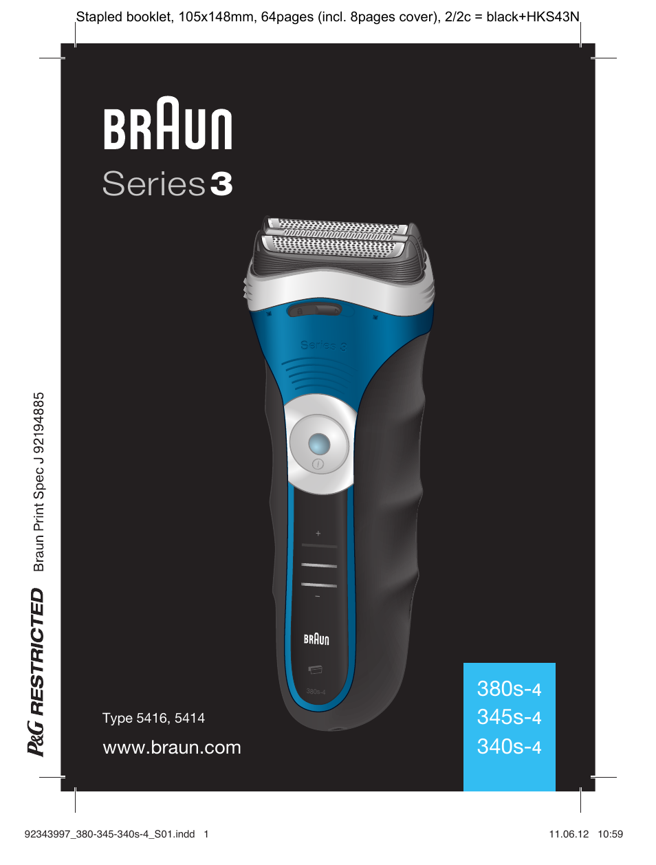 Braun 345s-4 Series 3 User Manual | 62 pages