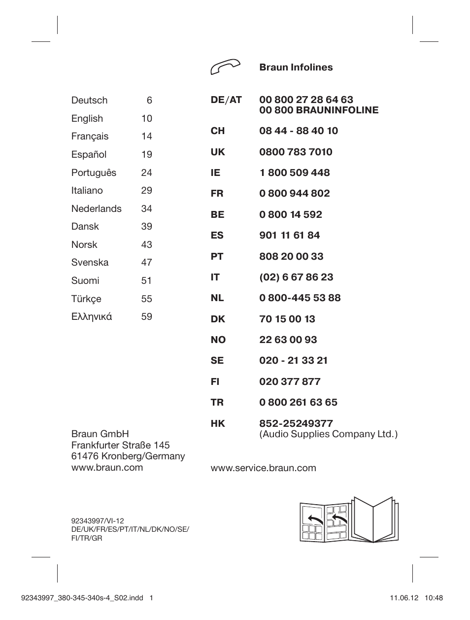 Braun 345s-4 Series 3 User Manual | Page 2 / 62