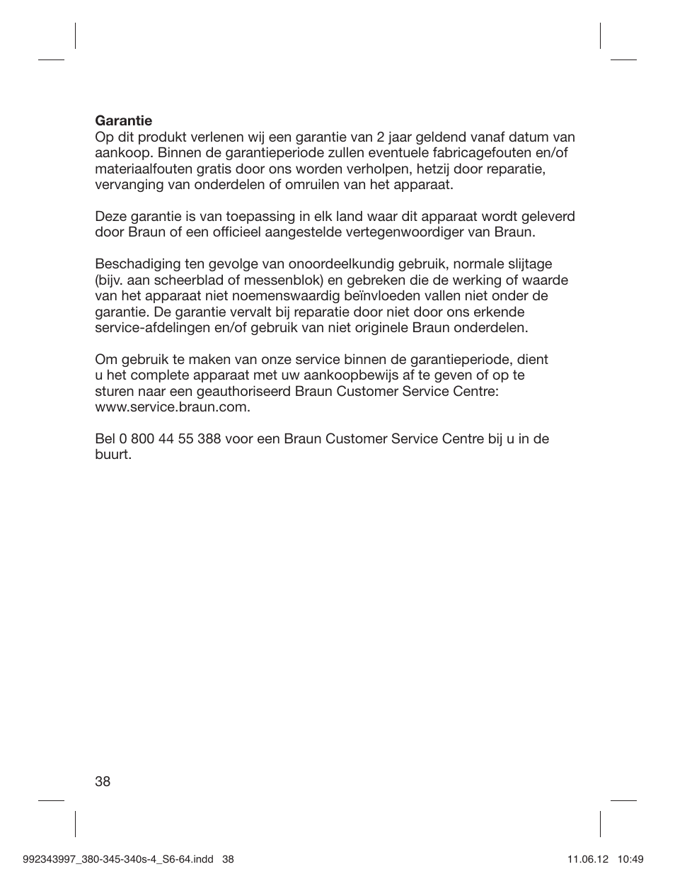 Braun 345s-4 Series 3 User Manual | Page 37 / 62