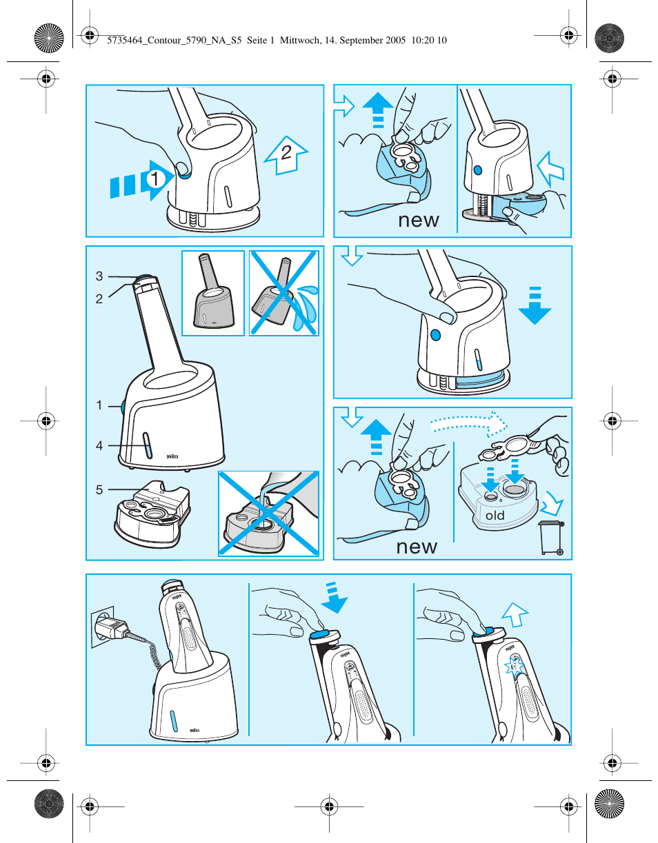 Braun 5790 Contour Series User Manual | Page 4 / 27