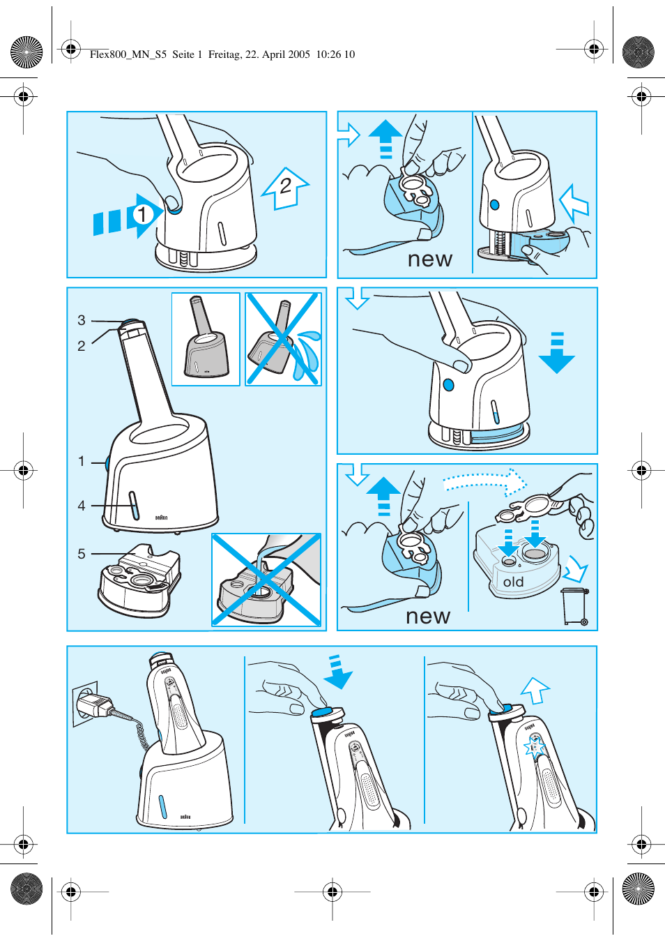 Braun 5895 Contour Series User Manual | Page 4 / 65