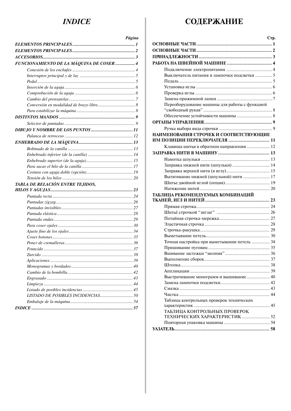 Brother LS-3125 User Manual | Page 9 / 68