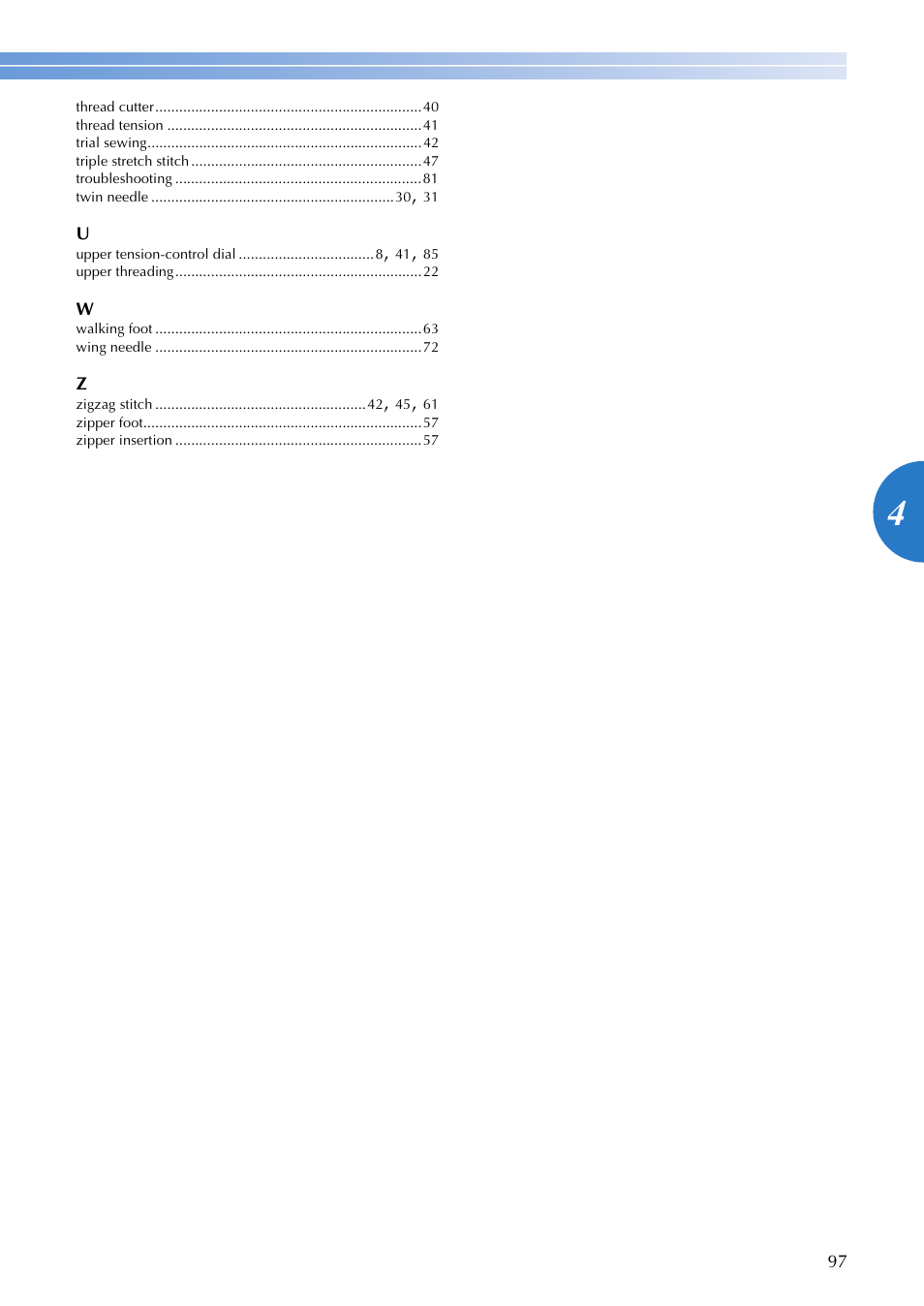 Brother FS-20 User Manual | Page 99 / 100