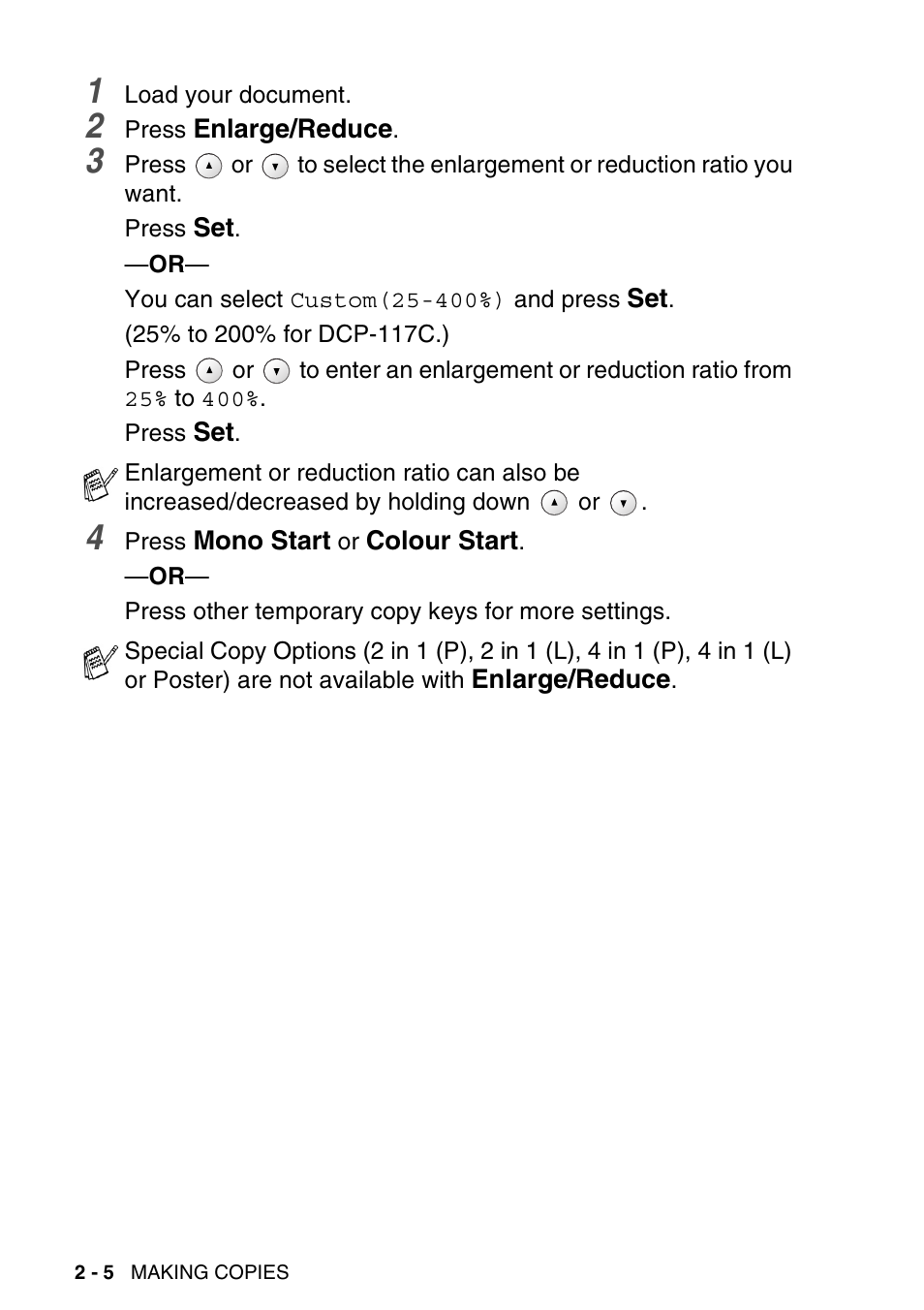 Brother DCP-115C User Manual | Page 34 / 110