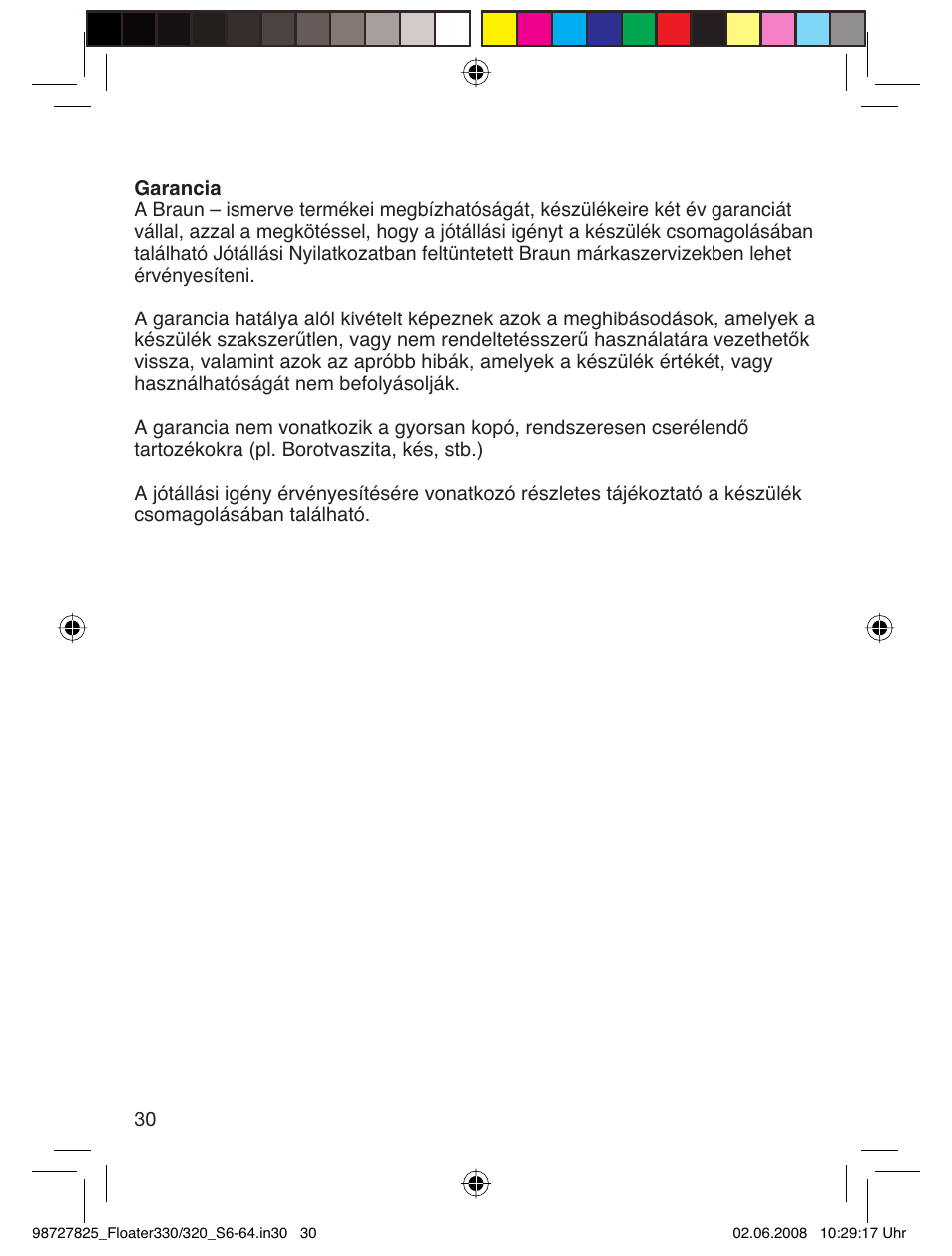 Braun 330-5776 Series 3 User Manual | Page 29 / 58