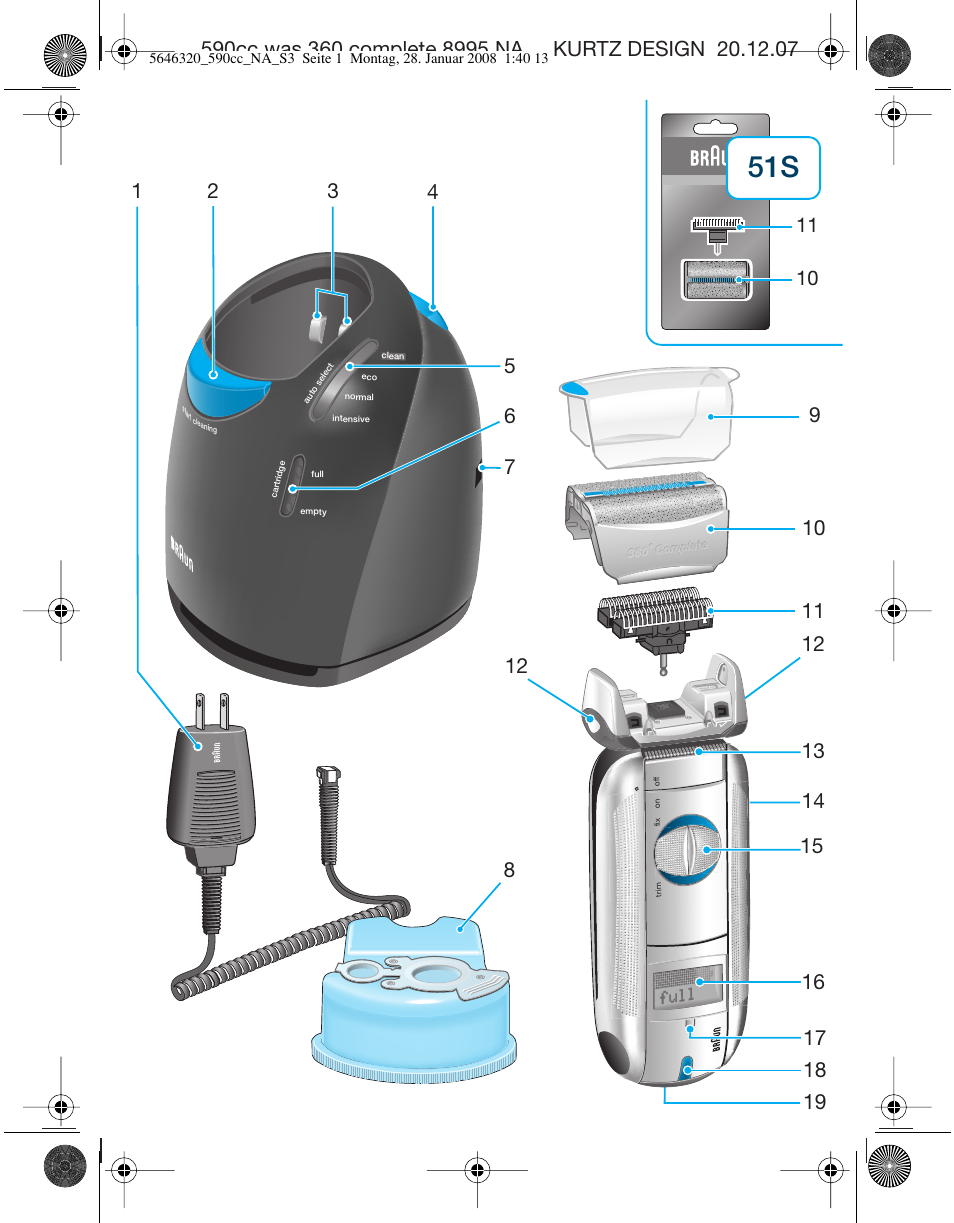 Braun 590cc-5646 Series 5 User Manual | Page 3 / 34