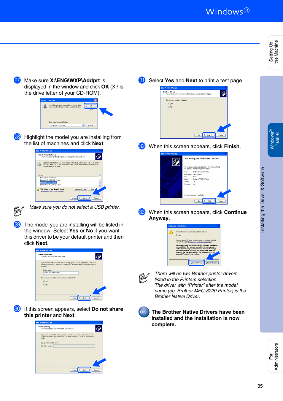 Brother MFC 8220 User Manual | Page 37 / 59