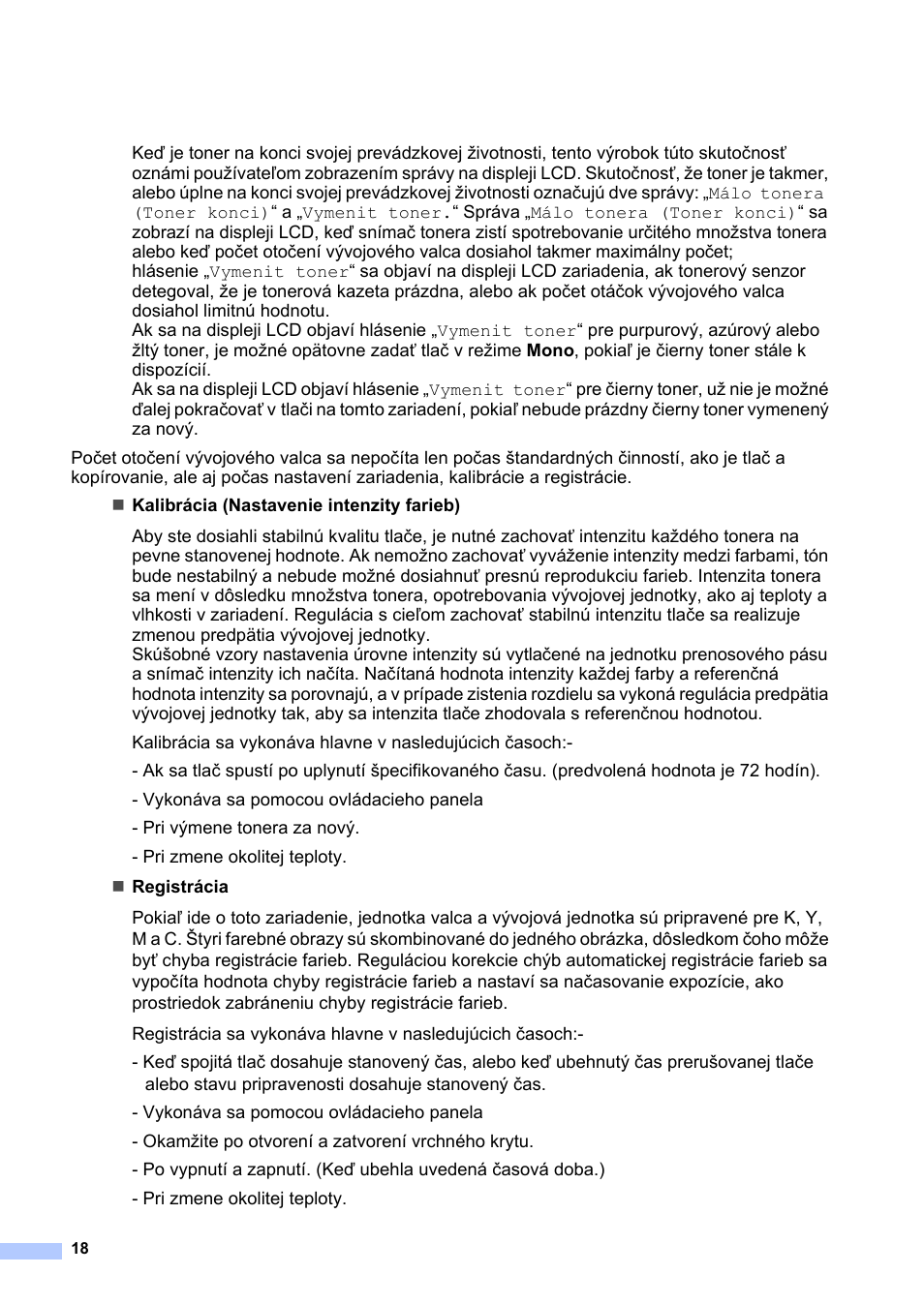 Brother HL-3040CN User Manual | Page 18 / 19