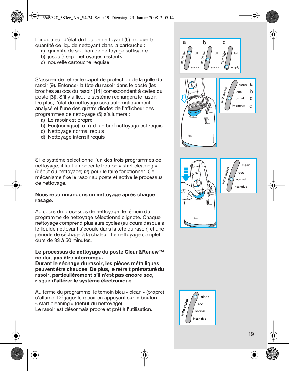 Ab c, Ab c d | Braun 570cc-5649 Series 5 User Manual | Page 19 / 34