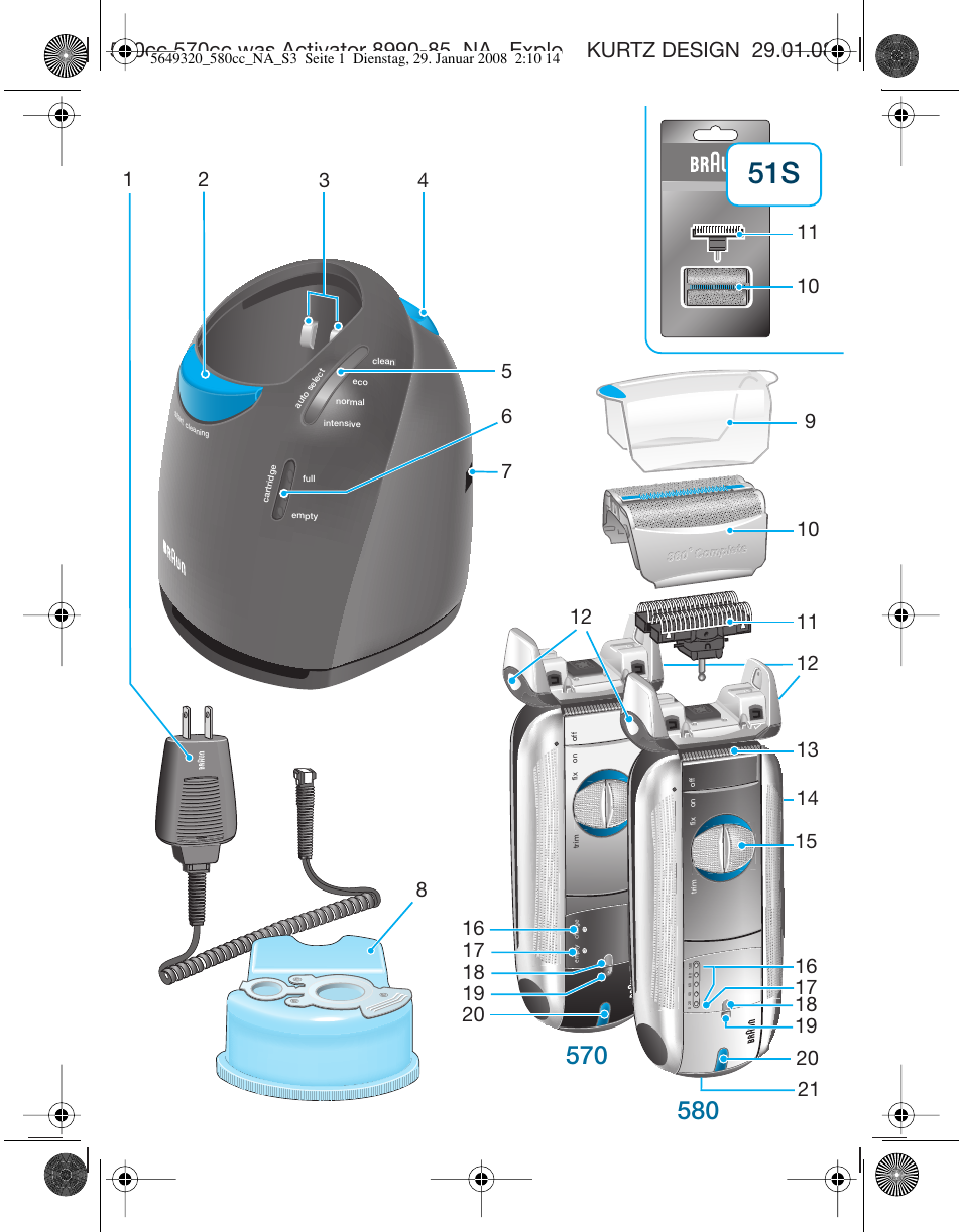 Braun 570cc-5649 Series 5 User Manual | Page 3 / 34