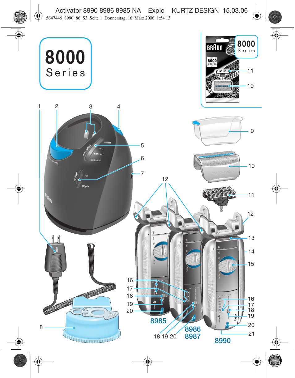 Braun 8985 360°Complete User Manual | Page 3 / 34