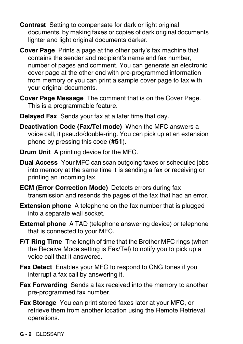 Brother MFC 8220 User Manual | Page 184 / 203