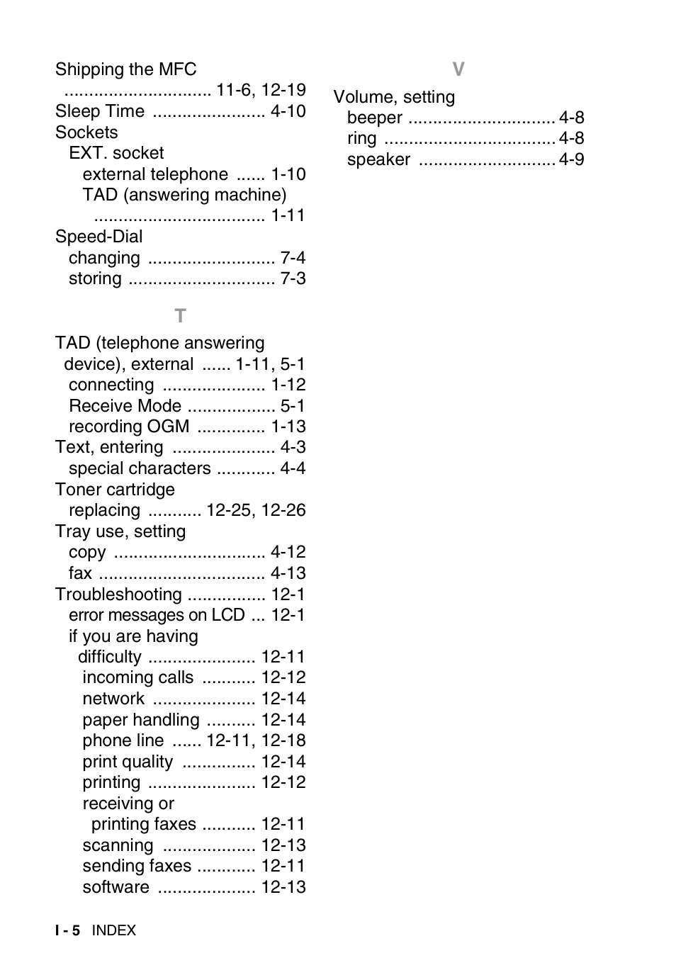 Brother MFC 8220 User Manual | Page 200 / 203