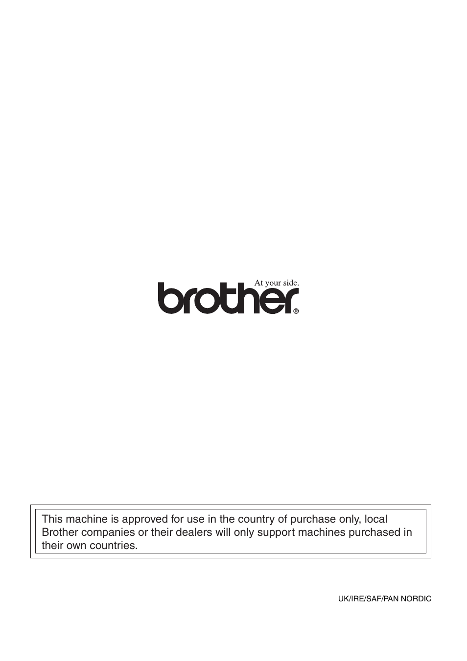 Brother uk/ire/saf/pan nordic | Brother MFC 8220 User Manual | Page 203 / 203