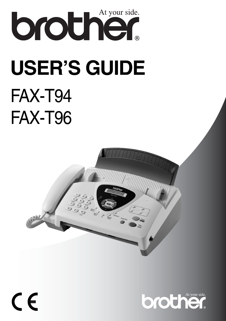 Brother FAX-T94 User Manual | 166 pages