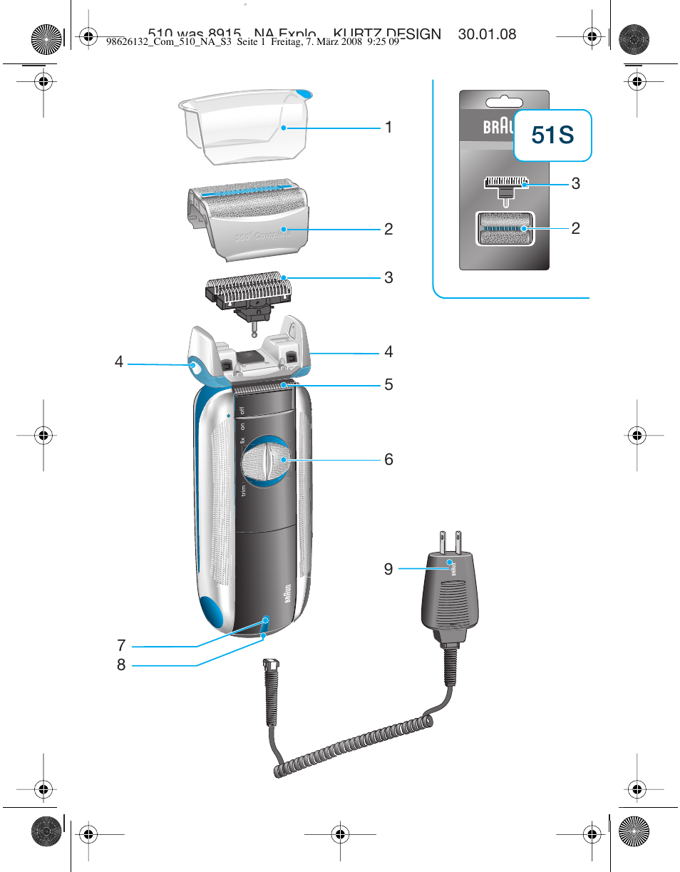 Braun 510 Series 5 User Manual | Page 3 / 19