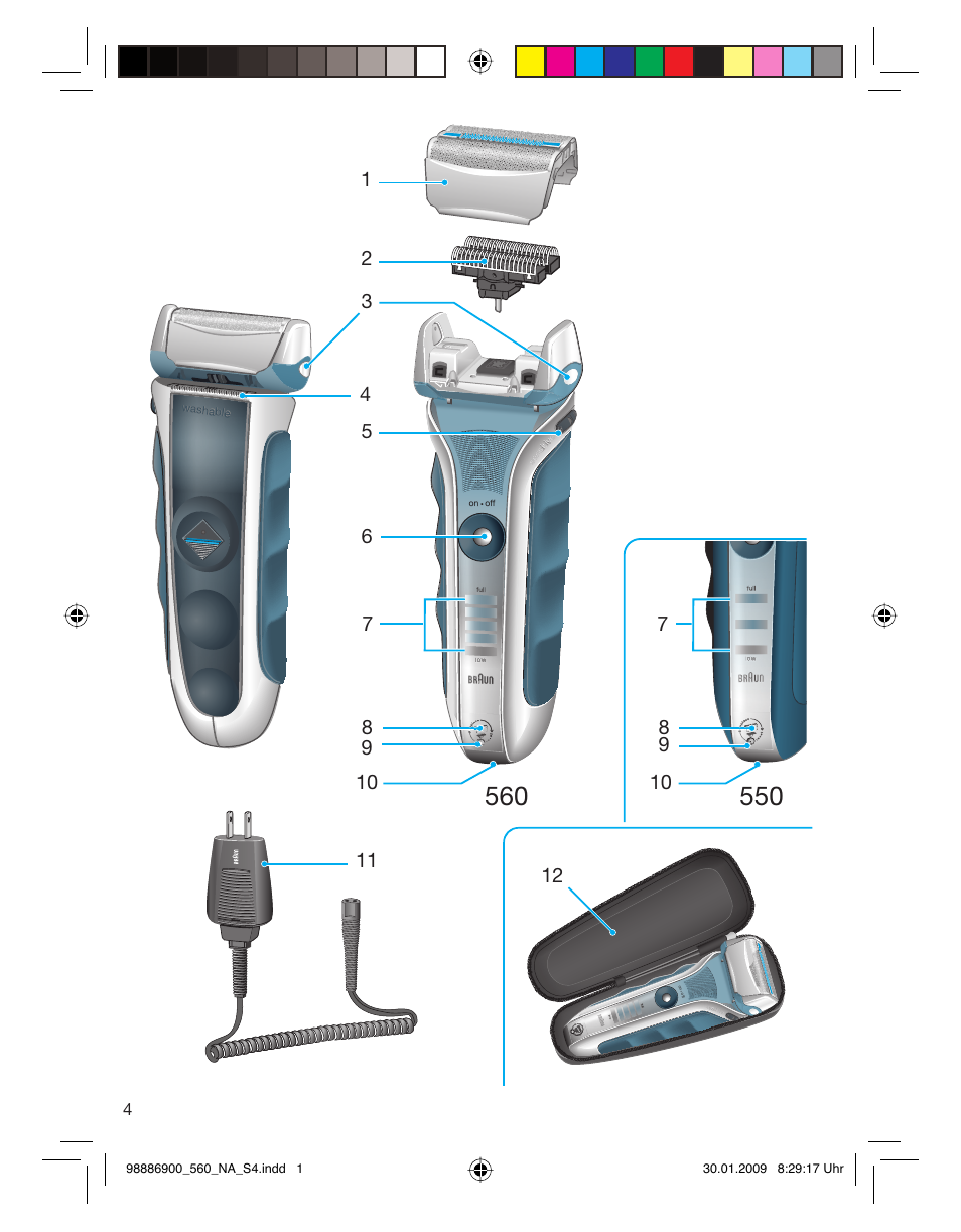 Braun 550-5751 Series 5 User Manual | Page 3 / 21