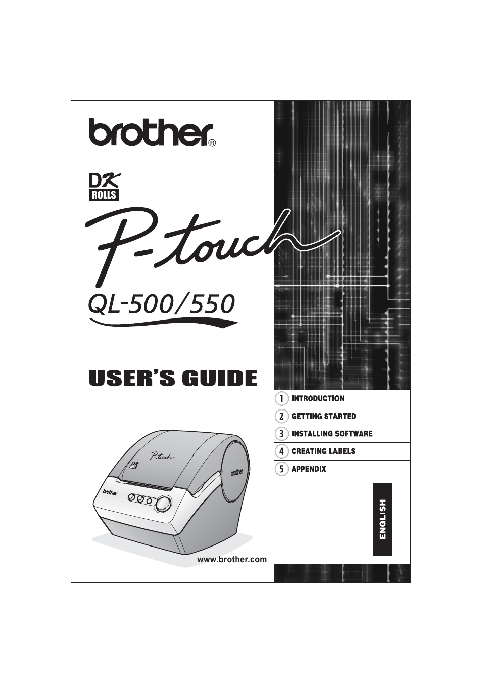 Brother QL-500A User Manual | 70 pages