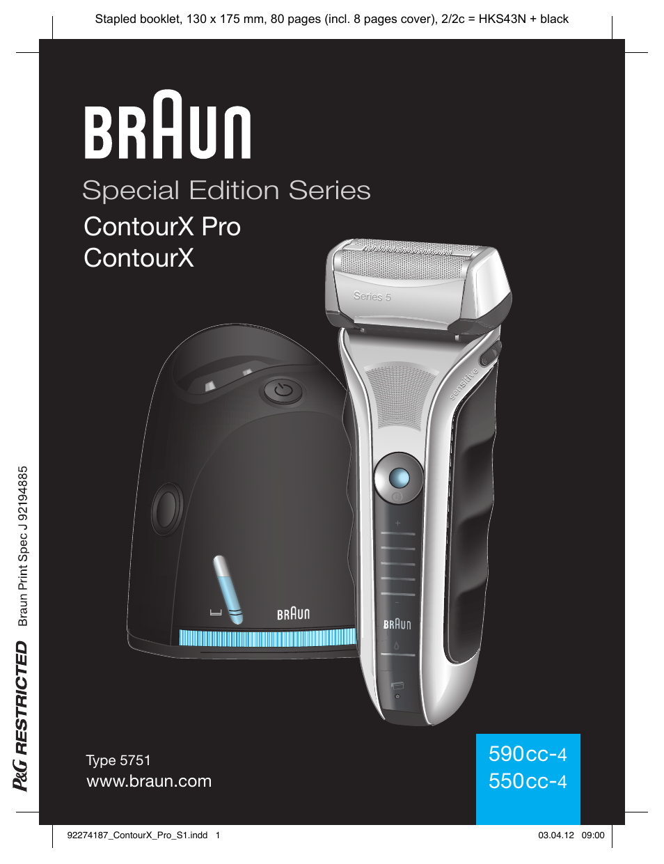 Braun 550cc-4 Series 5 User Manual | 79 pages