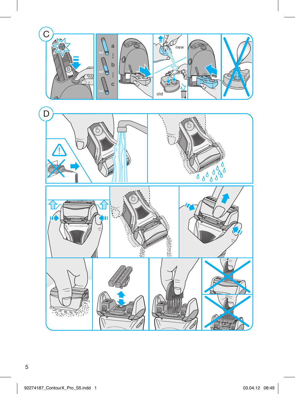 92274187_contourx_pro_s5, Ab c, New old | Braun 550cc-4 Series 5 User Manual | Page 5 / 79