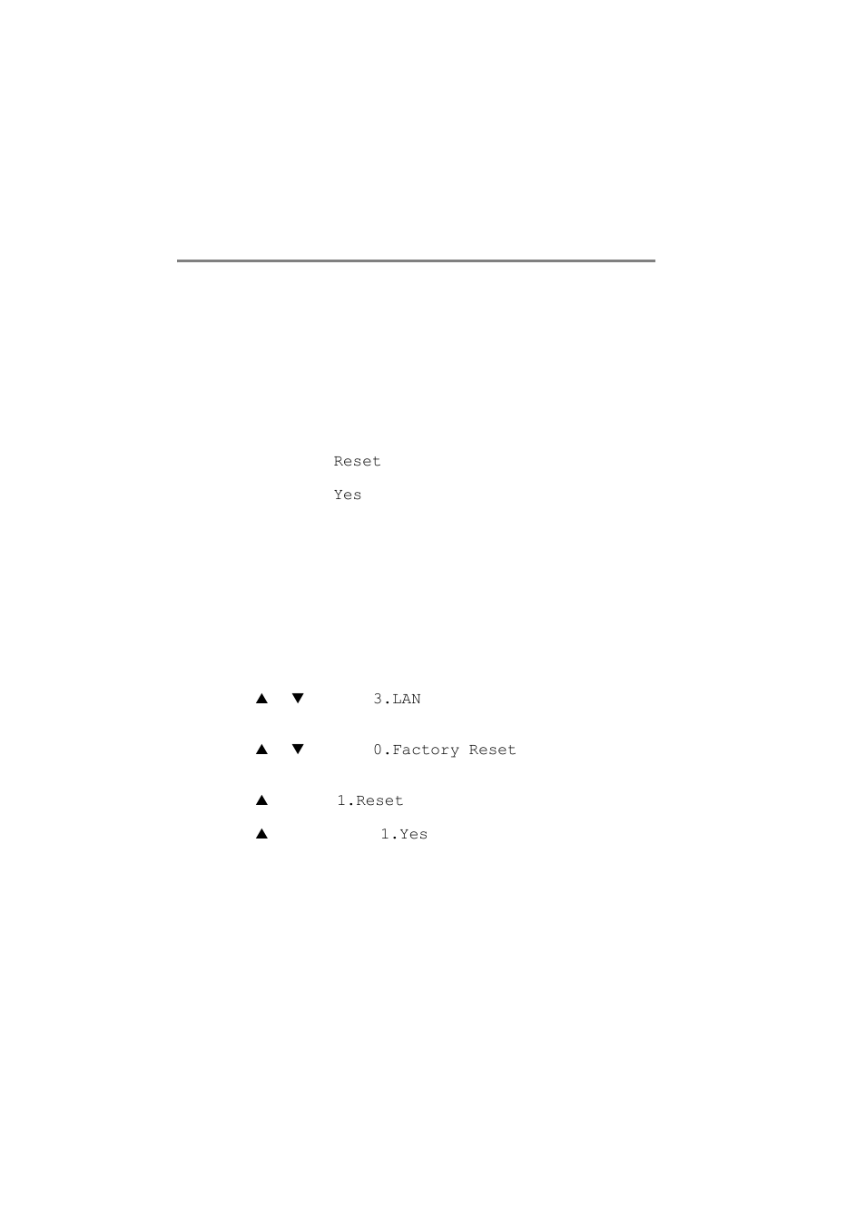 Restoring the network settings to factory default | Brother MFC-425CN User Manual | Page 40 / 64