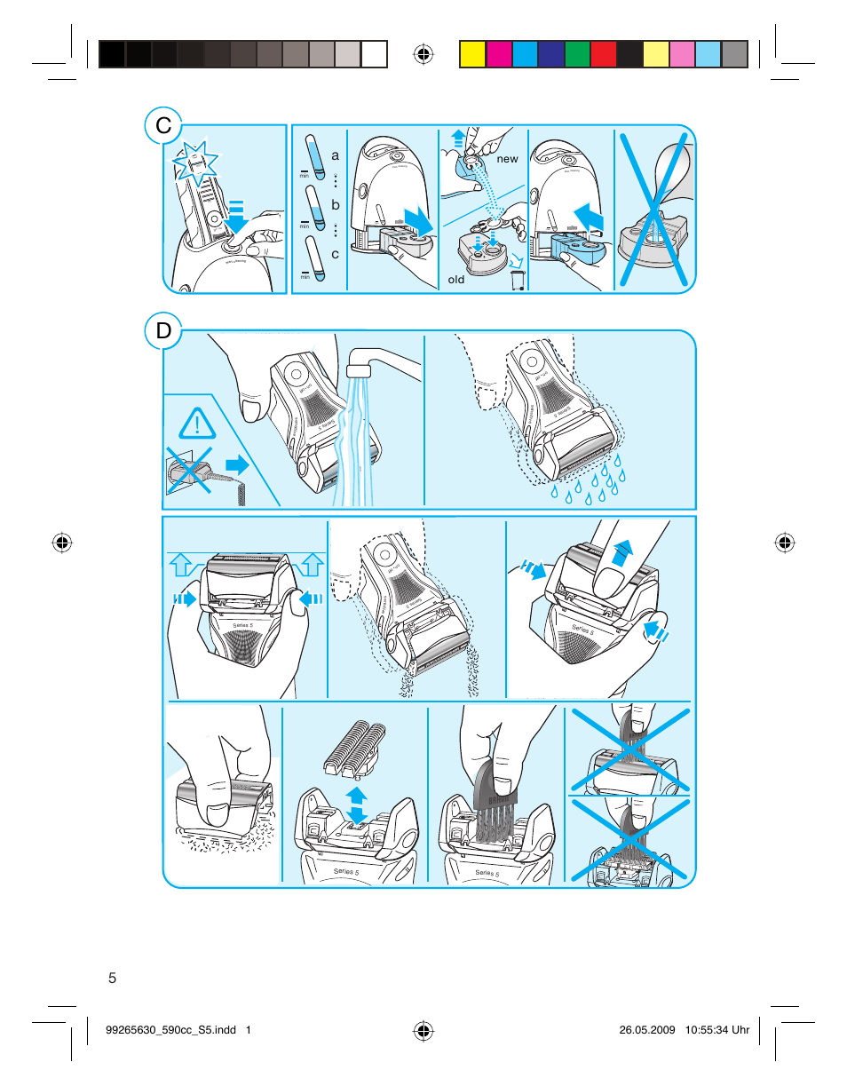 Ab c, New old | Braun 570cc-5751 Series 5 User Manual | Page 5 / 62