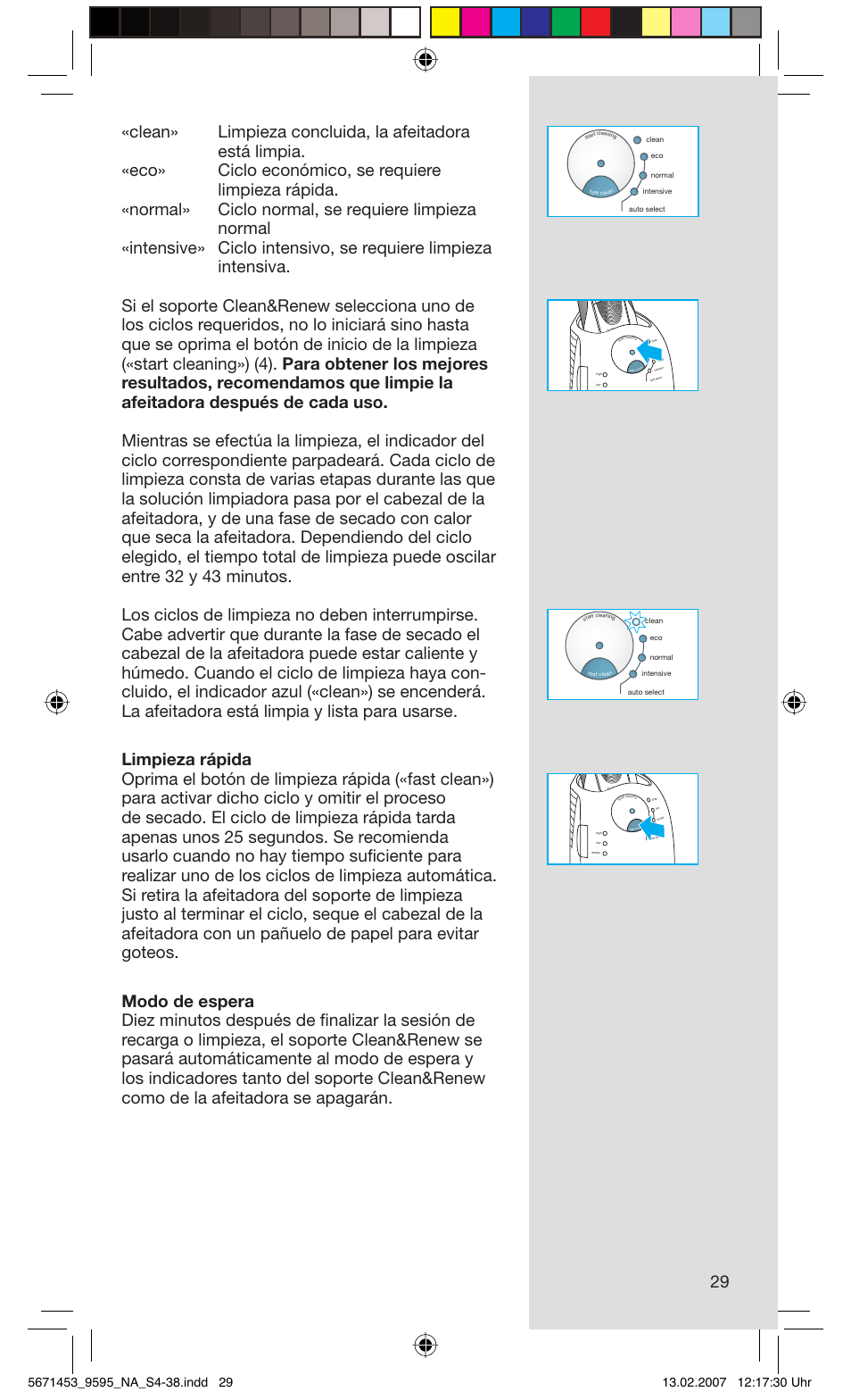 Braun 9595 Pulsonic User Manual | Page 29 / 35