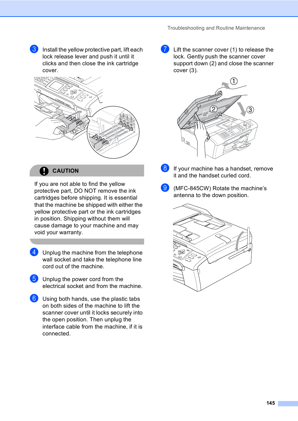 Brother MFC-440CN User Manual | Page 157 / 201