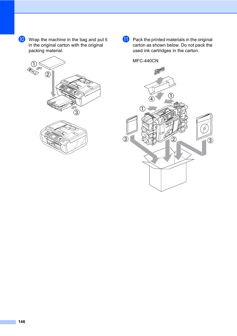 Brother MFC-440CN User Manual | Page 158 / 201