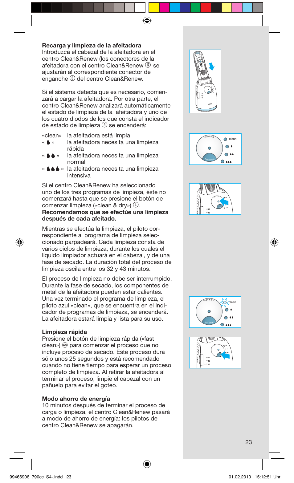 Reset | Braun 790cc-3 Series 7 User Manual | Page 23 / 101