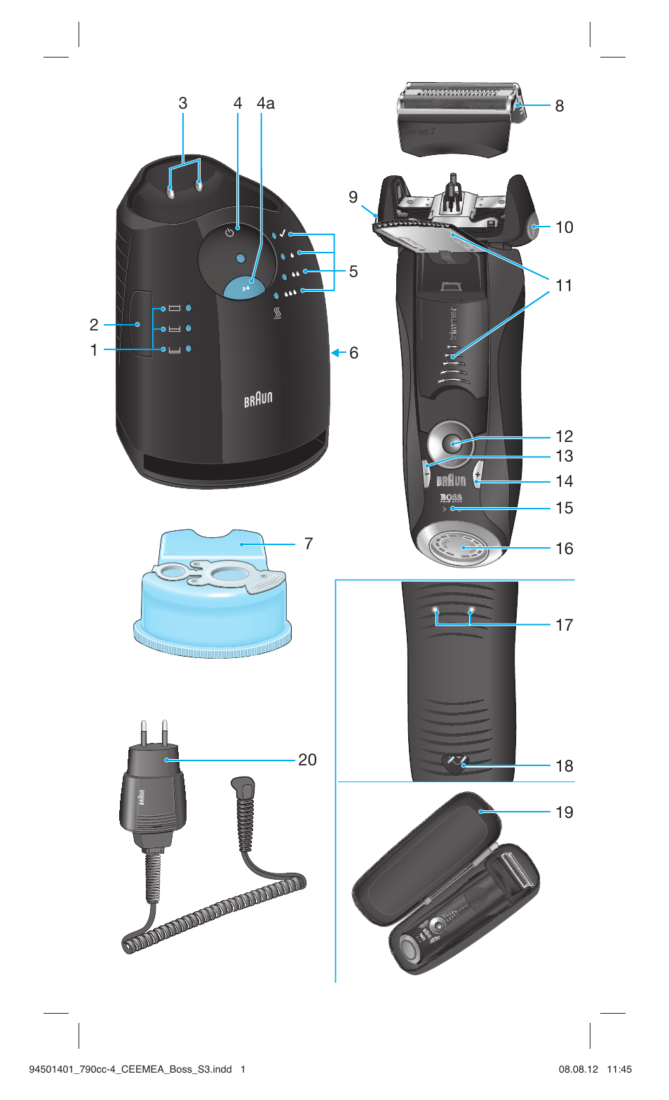 Braun 790cc-4 Series 7  RU User Manual | Page 3 / 110