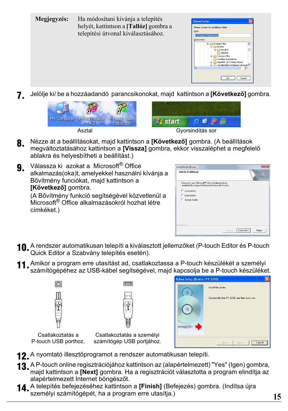 Brother PT-2700 User Manual | Page 16 / 34