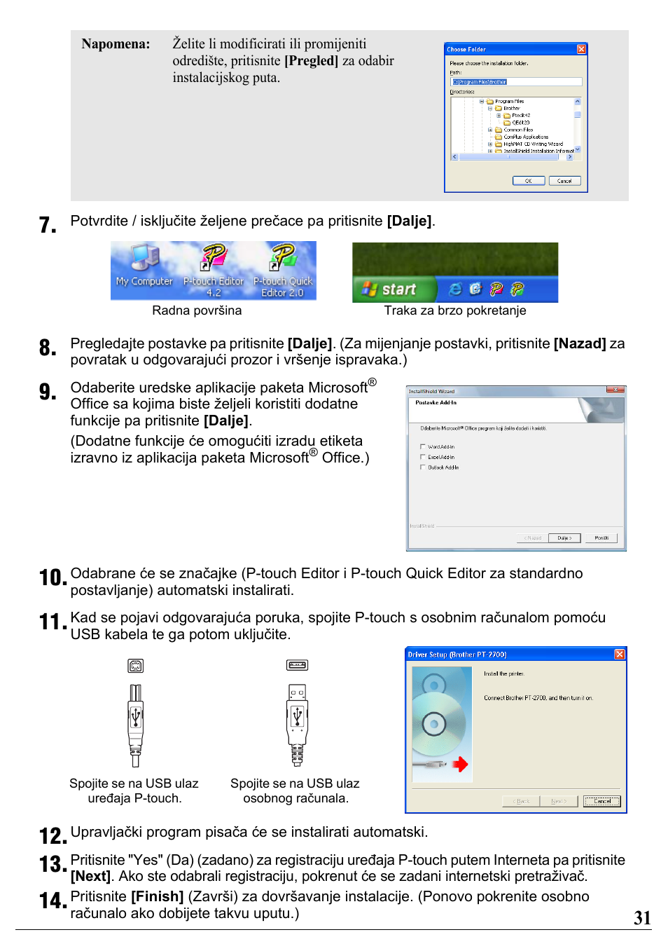 Brother PT-2700 User Manual | Page 32 / 34