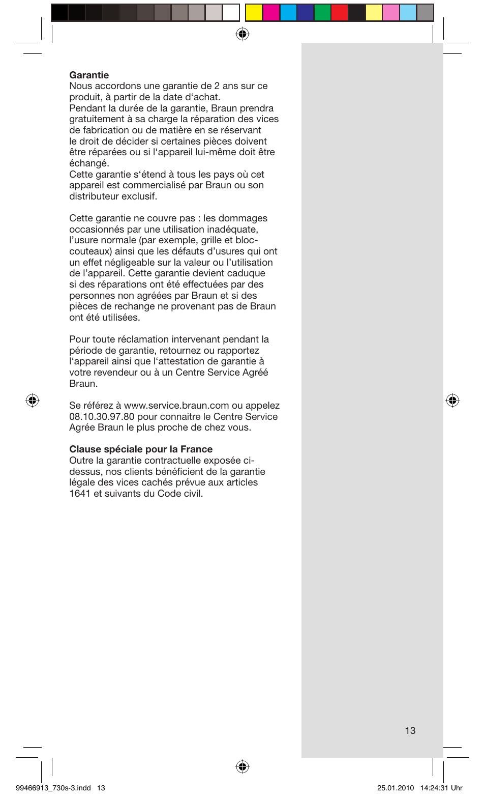 Braun 730s-3 Series 7 User Manual | Page 13 / 63